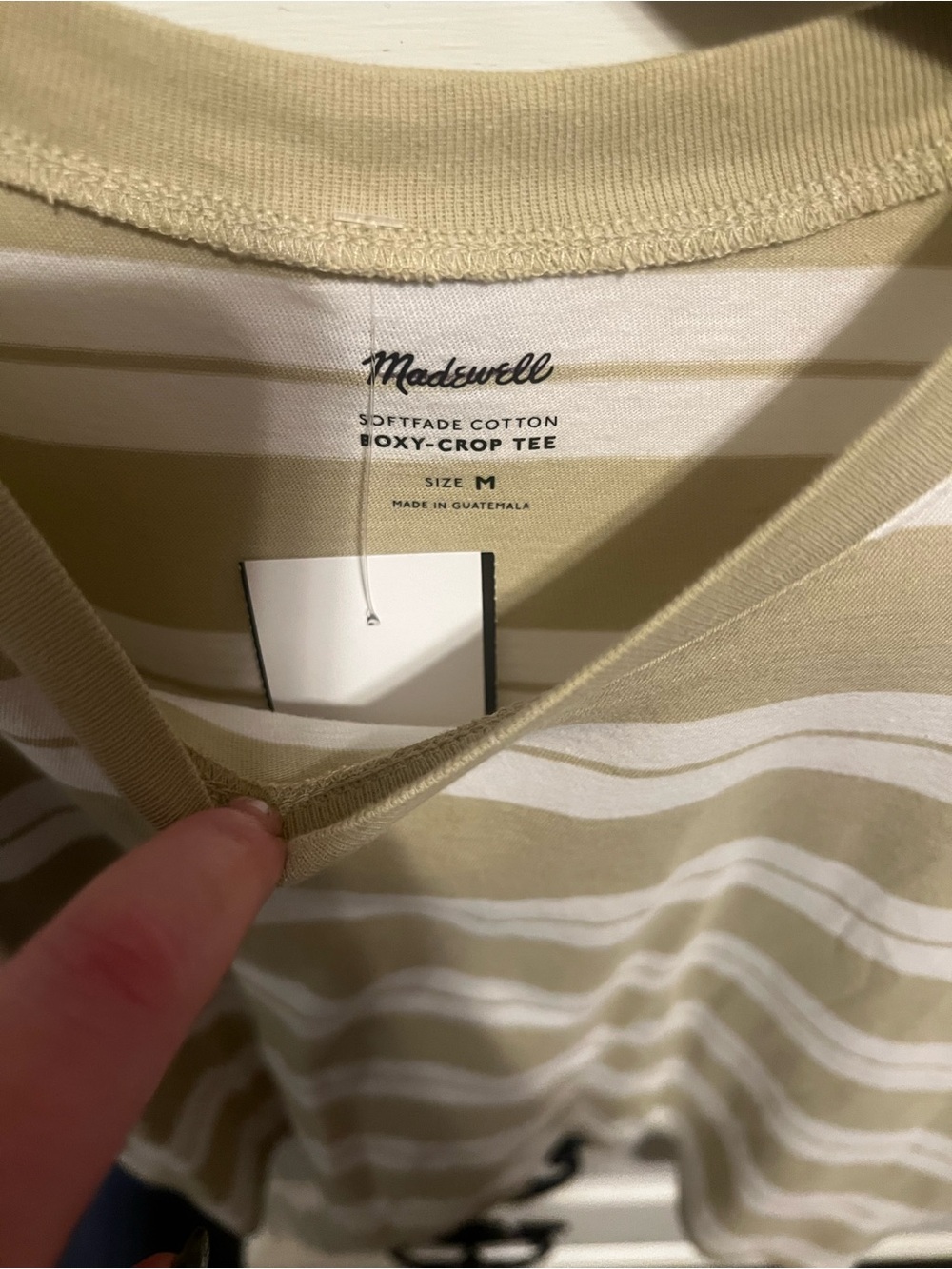 Madewell Boxy Crop Tee - Picture 2 of 3
